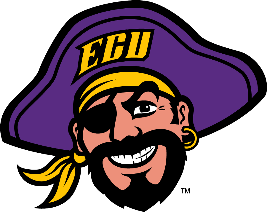 East Carolina Pirates 2010-2014 Mascot Logo iron on transfers for T-shirts